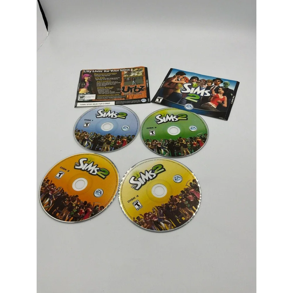 The Sims 2 PC Game Lot Base Game Expansion Stuff Packs Manuals Discs Untested